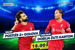 AdmiralBet specijal - Salah + Van Dajk = 18!